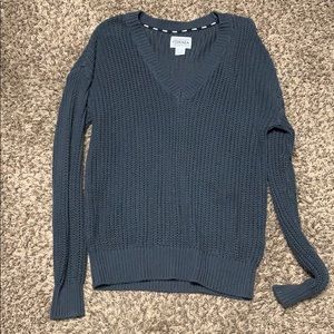 Charcoal long sleeve sweater